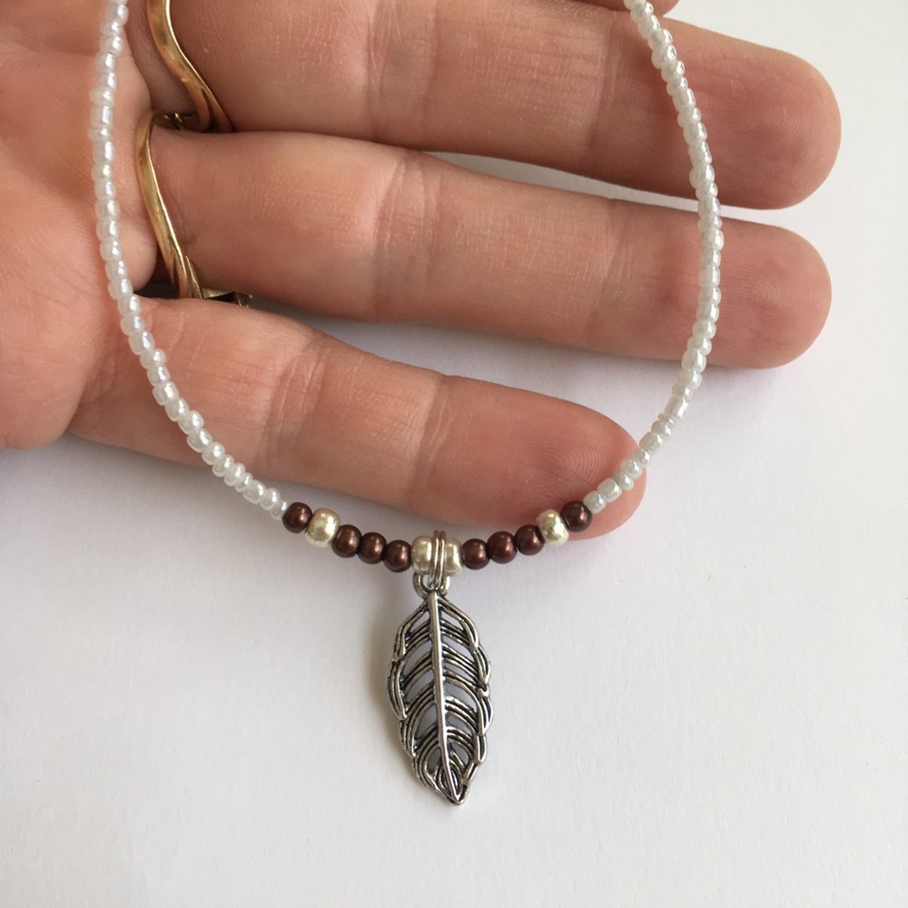 Bohemian Feather Anklet ✨